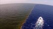Watch amazing and awesome video . Atlantic and Pacific Ocean meet at the point of mid Ocean.