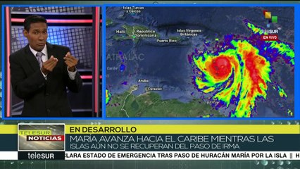 Caribe: huracán María se fortalece y aumenta a categoría 3