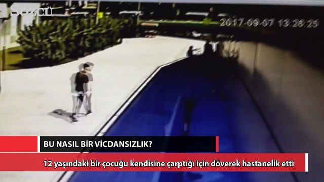 12 yaşındaki çocuğu döverek hastanelik etti