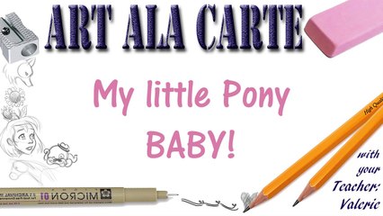 How to draw a baby My Little Pony