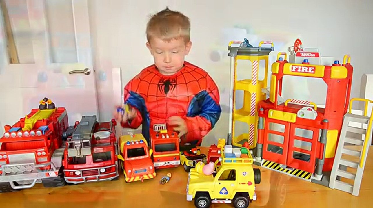 Fireman Sam Toys The Big RACE Feuerwehrmann Sam Fire Engines WOW