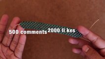 pulseras de hilo faciles y rapidas finas | tutorial macrame