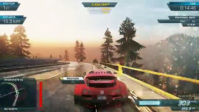 Need for Speed 17 Most Wanted #1 Koenigsegg AGERA R (Successfully defeated) 4:11 [FULL HD]