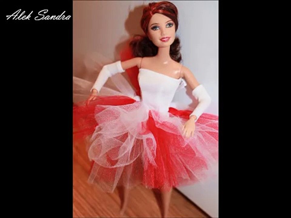 Одежда для куклы. Шьем платье балерины для Барби. How make Ballerina dress for Barbie Doll