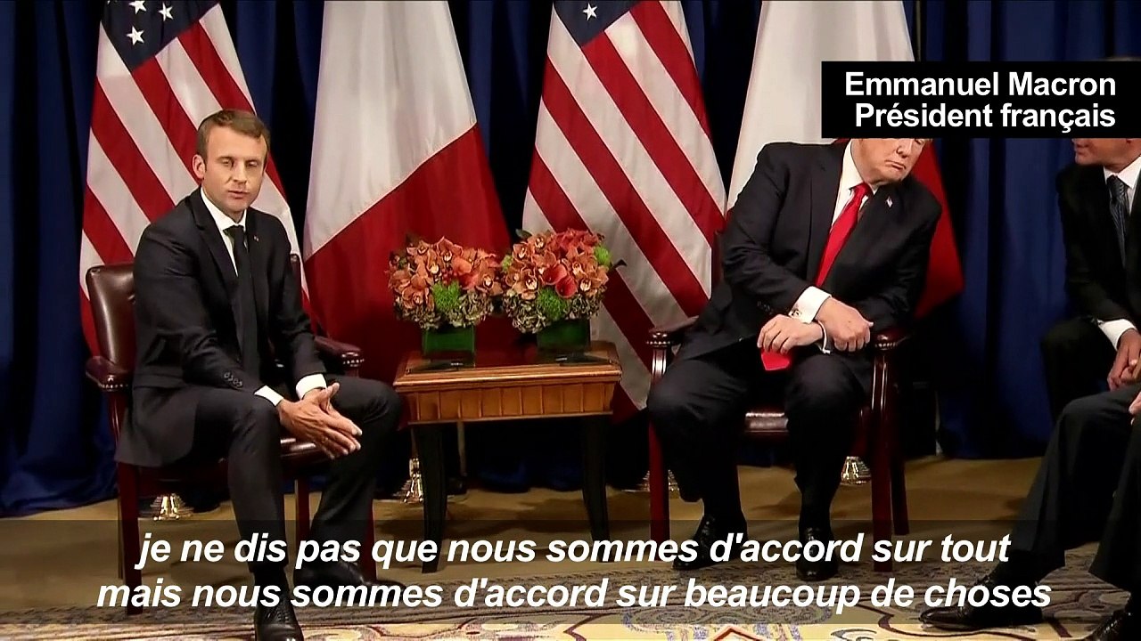 Rencontre entre Macron et Trump en marge de l'AG de l'ONU