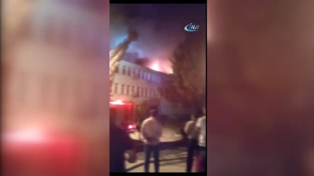 Gıda Tarım ve Hayvancılık Müdürlüğünde Çatı Yangını