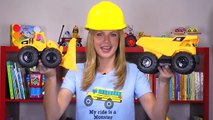 Learning to Count Construction Vehicles - Counting Bulldozers, Excavators, Dump Trucks for Kids