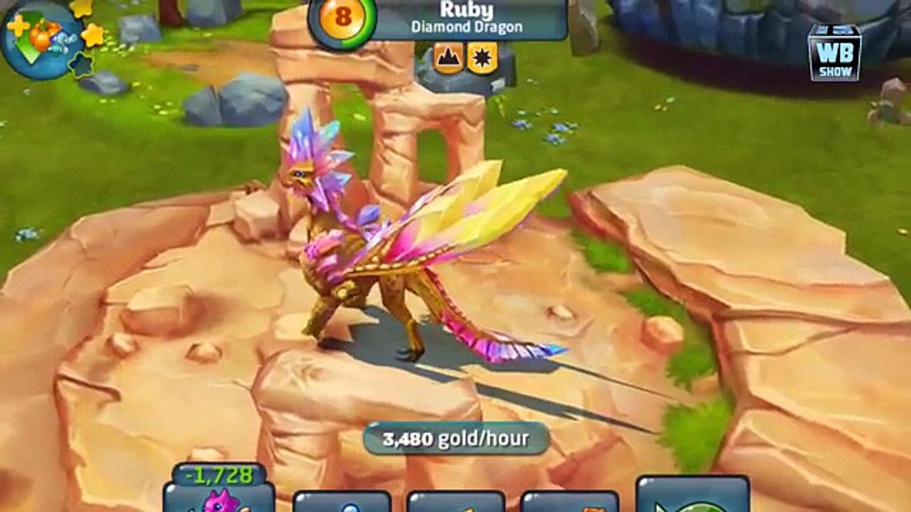 How to breed Diamond Dragon 100% Real! Dragons World! wbangcaHD!