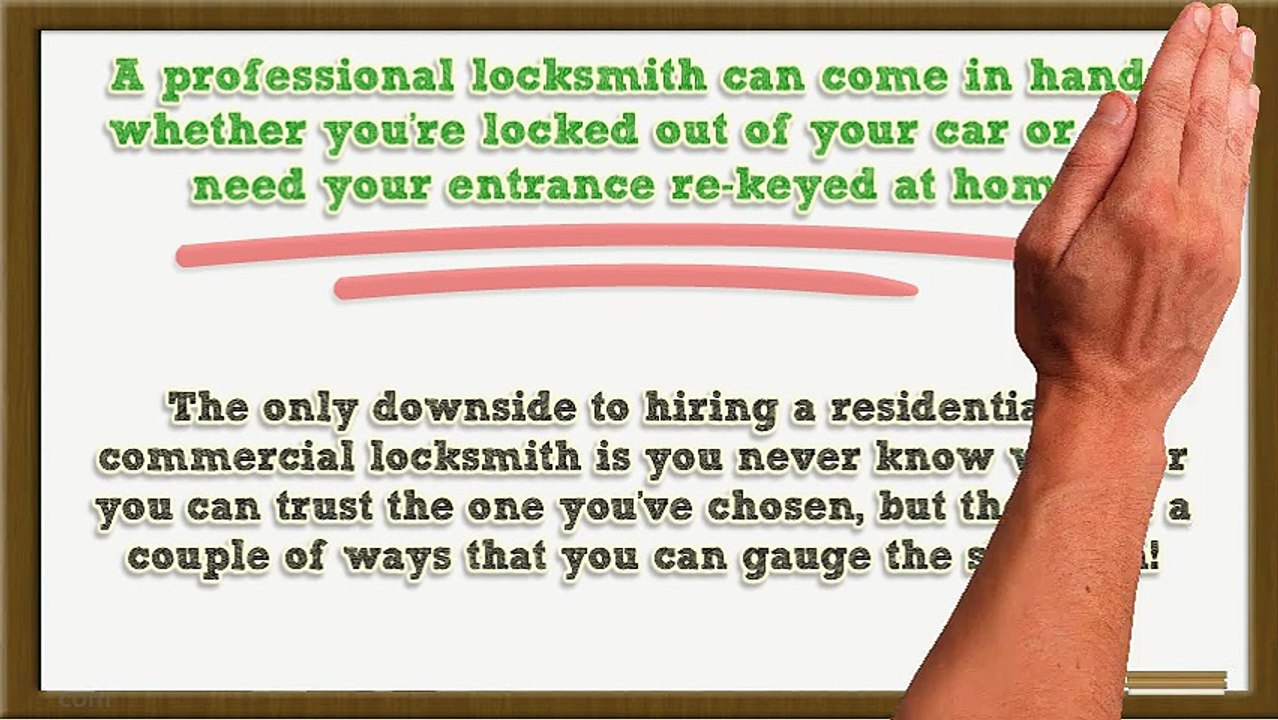 How To Tell You Can Trust Your Locksmith