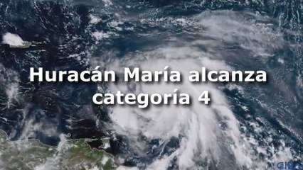 María se convierte en "peligroso" huracán categoría 4 en camino a Dominica
