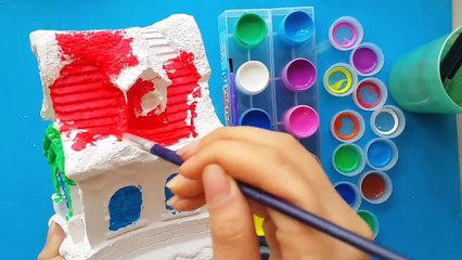 Đồ Chơi Bé Tô Tượng Ngôi Nhà Có Nhiều Cửa Sổ Coloring Statue House for Kids