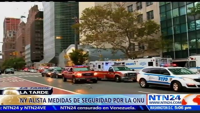 Autoridades de Nueva York desplegaron amplio dispositivo de seguridad por Asamblea General de la ONU