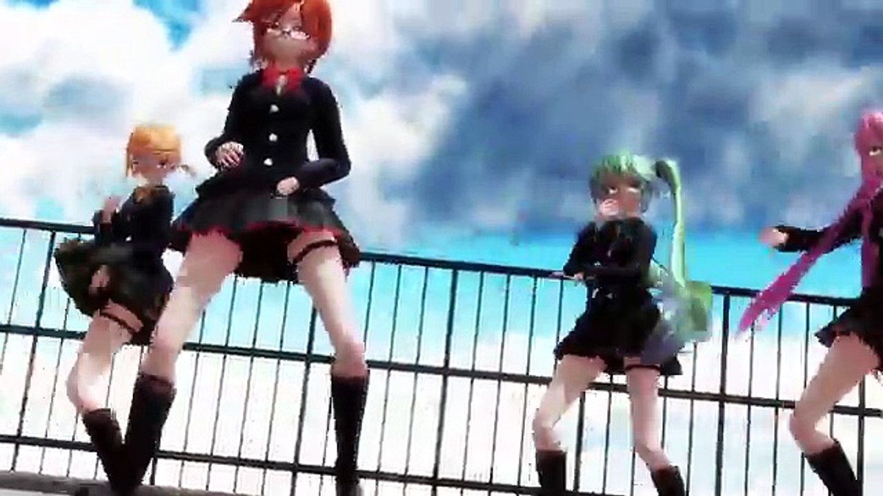 【MMD】Sweet Devil (colate remix) - Miku, Luka, Rin, Meiko HD 1080p