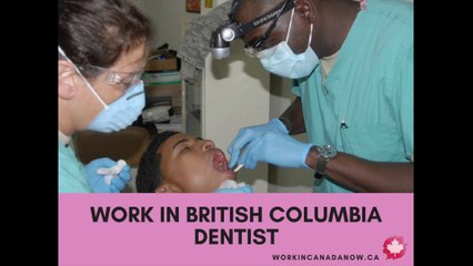 WORK VISA-BRITISH COLUMBIA-CANADA-DENTIST