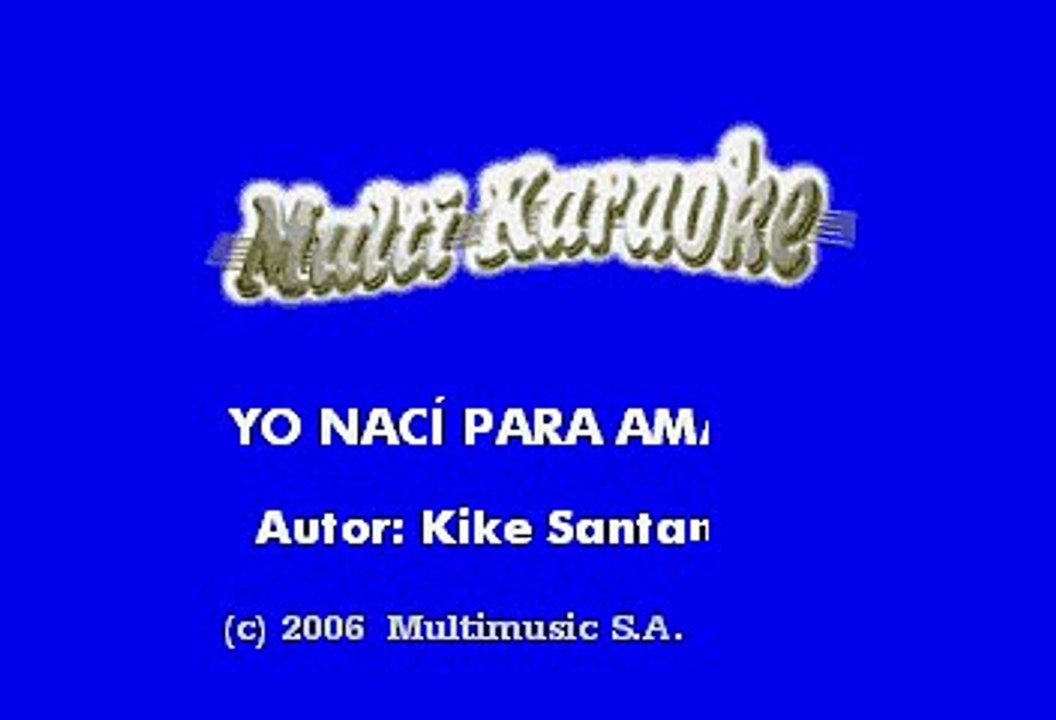 Alejandro Fernández (El Potrillo) - Yo Naci Para Amarte (Karaoke)