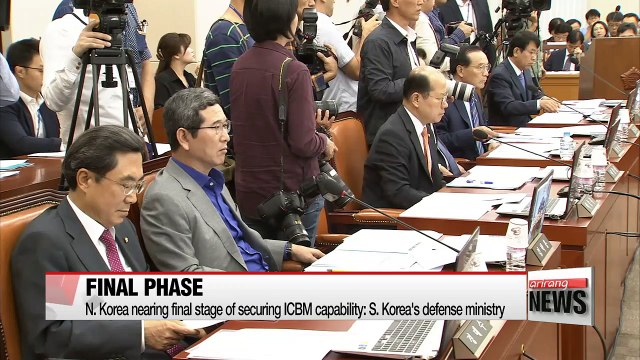 N. Korea nears final stage of developing ICBM: S. Korea's defense ministry