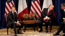 Trump se reúne con Macron y Netanyahu previo a Asamblea de ONU