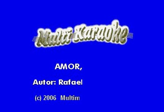 Jose Jose - Amor, Amor (Karaoke)