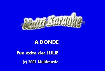 Julieta Venegas - A donde sea (Karaoke)