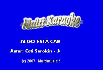 Julieta Venegas - Algo esta cambiando (Karaoke)