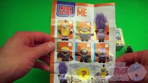 Minions Party! Opening Minions Surprise Blind Box Blind Bags Mega Bloks Toys!