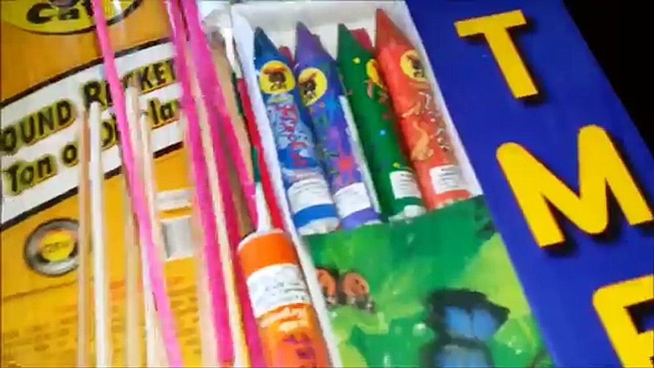 Unboxing of the Black Cat Rocket Firework Assortment
