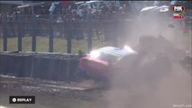 Douglas Big Crash 2017 Supercars Sandown Race 3