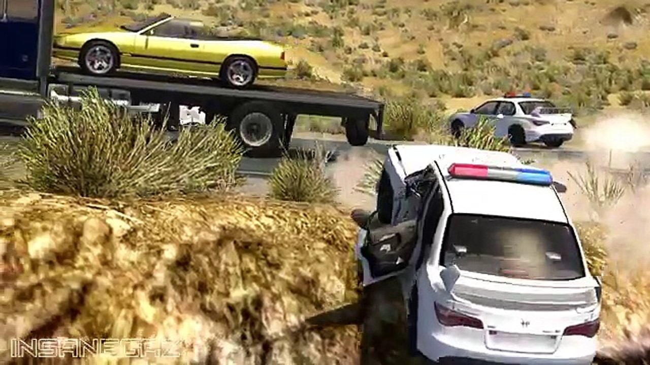 BeamNG Drive Trucks Vs Cars #4