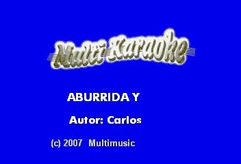 RBD - Aburrida Y Sola (Karaoke)