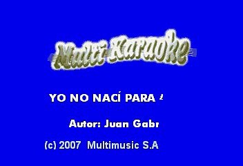Yo No Nací Para Amar - Juan Gabriel (Karaoke) (2)