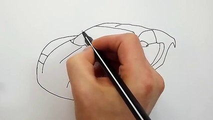 How to Draw a Car - Bugatti Veyron ★