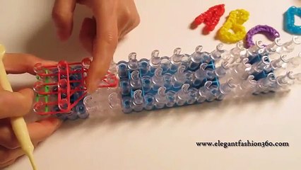 How to make Loom Bands Strawberry charm on rainbow loom