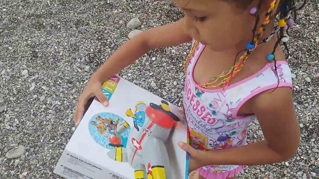 Elife deniz oyuncağı DEV UÇAK eğlenceli çocuk videosu, toys unboxing