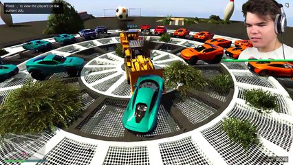 BULLDOZERS vs. SUPERCARS SUMO DERBY! (GTA 5 Funny Moments)