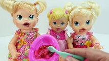 Baby Alive Potty Training Baby Doll Eating Food Baby Doll Toy Videos