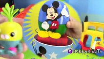 Mickey Mouse Surprise Eggs! Play Toys! Kinder Chocolate Egg, Disney Car, Chaos Bunnies HobbyKidsTV
