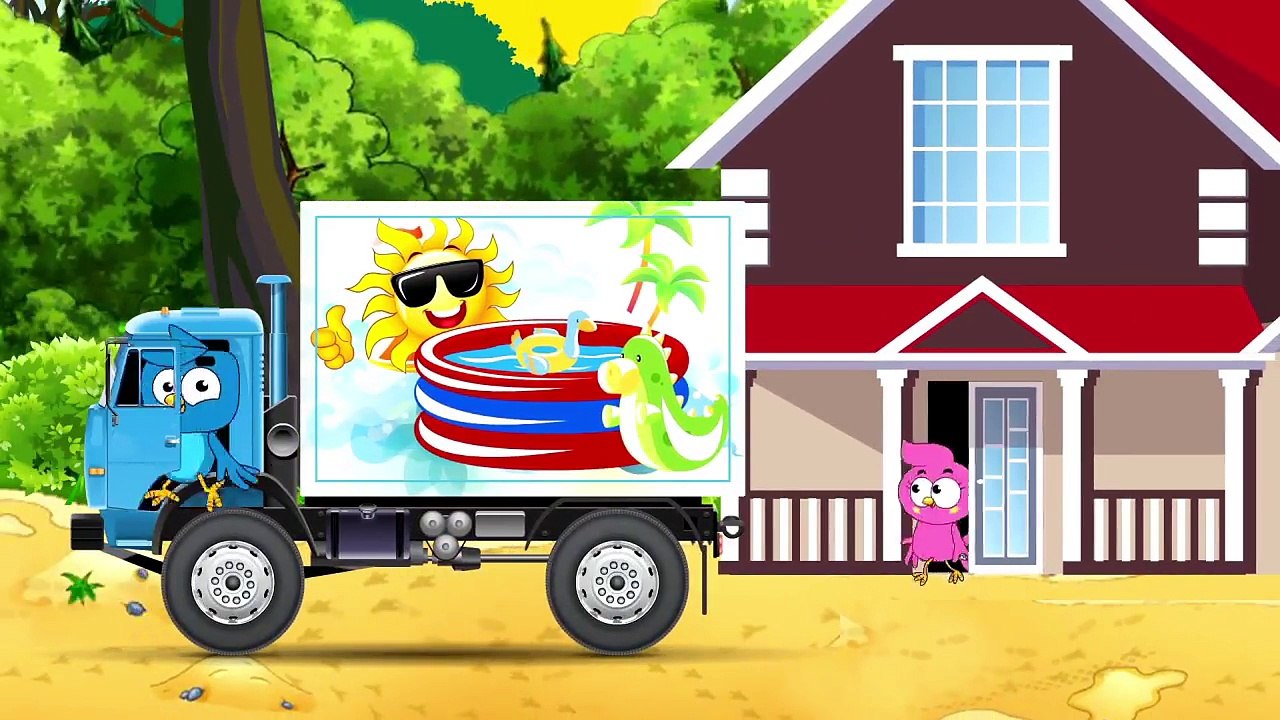 Birds Family Thief in The Pool Full Episodes Cartoon Animation Nursery Rhymes