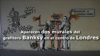 Aparecen dos murales del grafitero Bansky en el centro de Londres