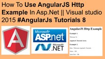 How to use angularjs http example in asp.net || visual studio 2015 #angularjs tutorials 8