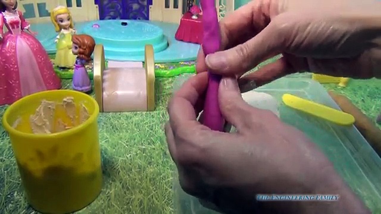 Play Doh Disney Sofia the First How to Make a Luxury Toys Video
