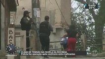 PM realiza operação na comunidade da Rocinha, no Rio de Janeiro