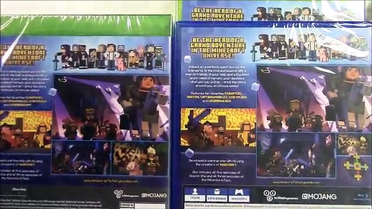 Minecraft Story Mode The Complete Adventure (PS4/PS3/Xbox 360/Xbox One) Unboxing !!