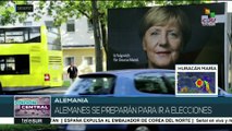 Merkel ganaría elecciones federales de Alemania según sondeos