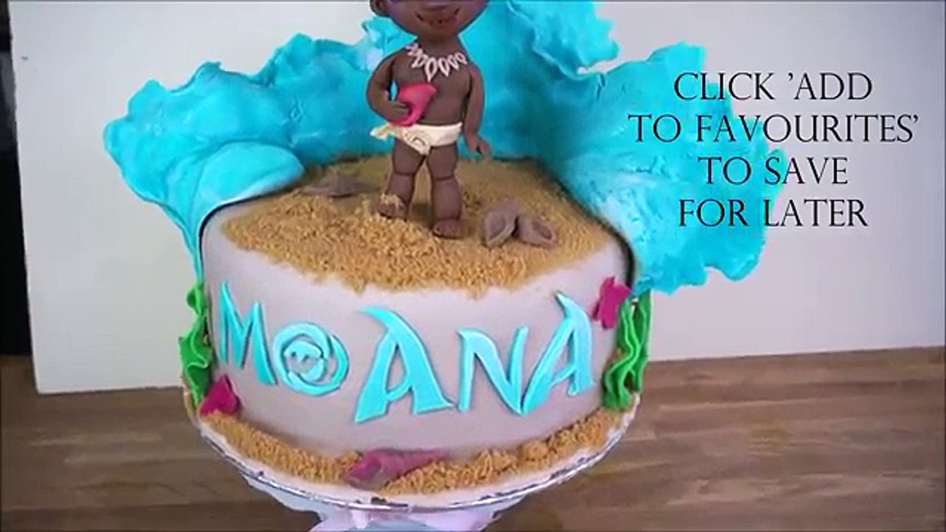 Baby Moana Cake Moana Cake Princess Moana Cake Disney Moana Themed Cake Video Dailymotion