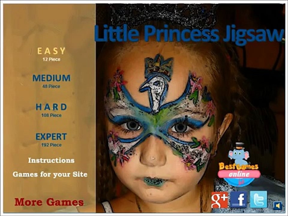 Little Princess Jigsaw gameplay