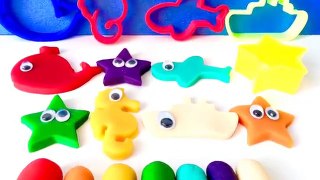 Apprendre couleurs océan eau Mer des noms son la modélisation argile amusement Créatif moules pour enfant