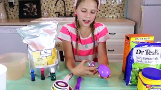 Easter Bath Bombs DIY Craft | How To Make Easy Easter Egg Bath Bombs Tutorial | JazzyGirlStuff