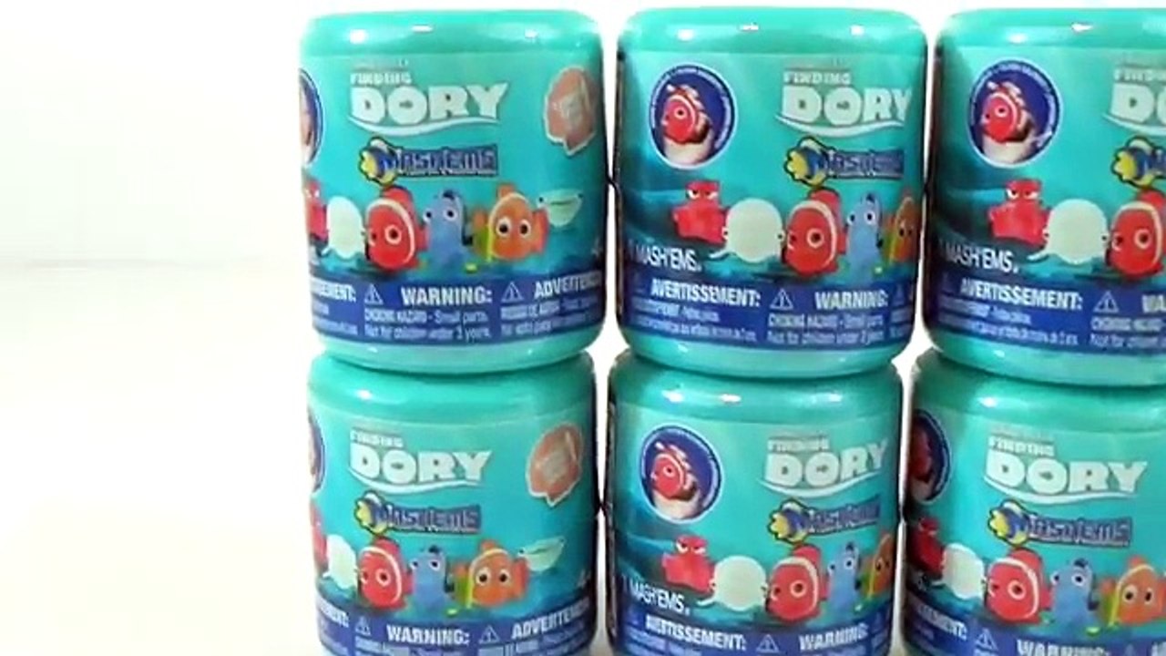 FASHEM MASHEM Surprise Eggs Opening , Disney Pixar Finding Dory, Nemo, Hank, Destiny and Bailey Toys