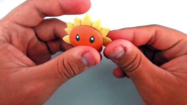 SUNFLOWER PvZ Polymer Clay Tutorial | Girasol PvZ de Porcelana Fría / Plastilina