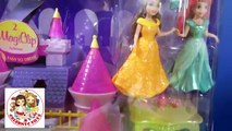 RARE Magiclip Disney Princess Castle Belle Ariel Little Kingdom Doll Set Review
